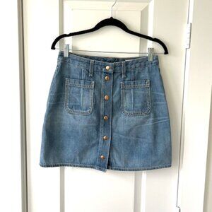 Rag & Bone Denim Mini Skirt, Sz 27